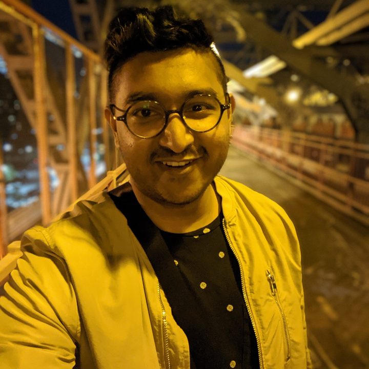 pixel 4 xl portrait selfie night