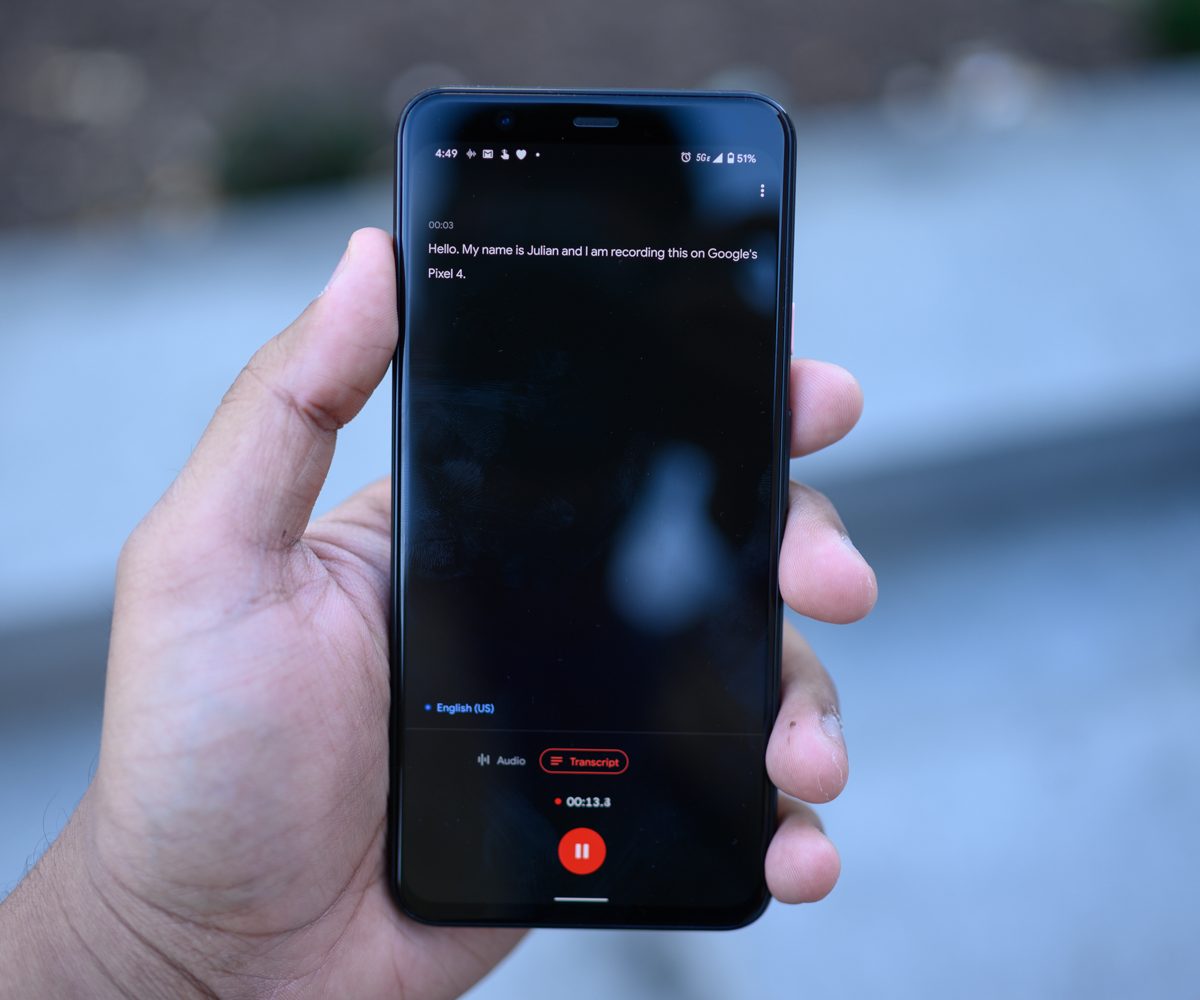 pixel 4 xl recorder app