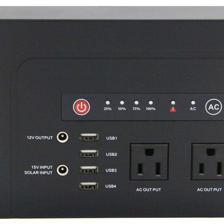 Powkey Power Bank with AC outlets.