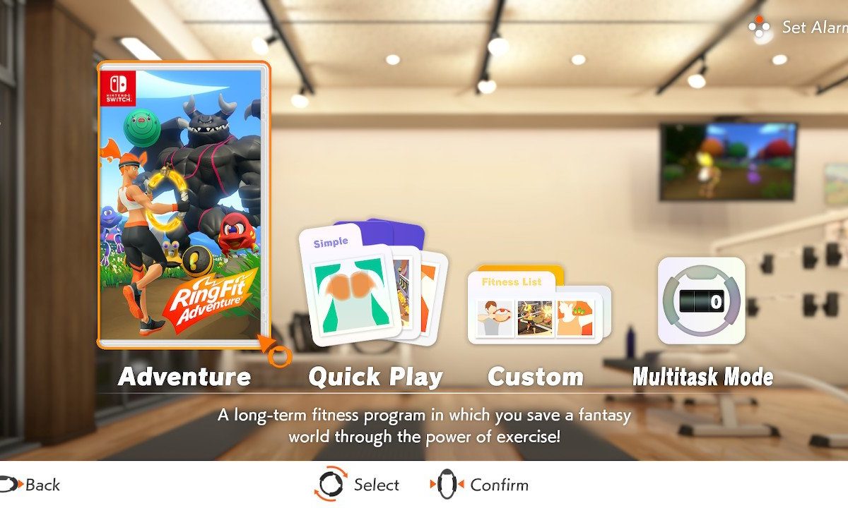 Modes in Ring Fit Adventure