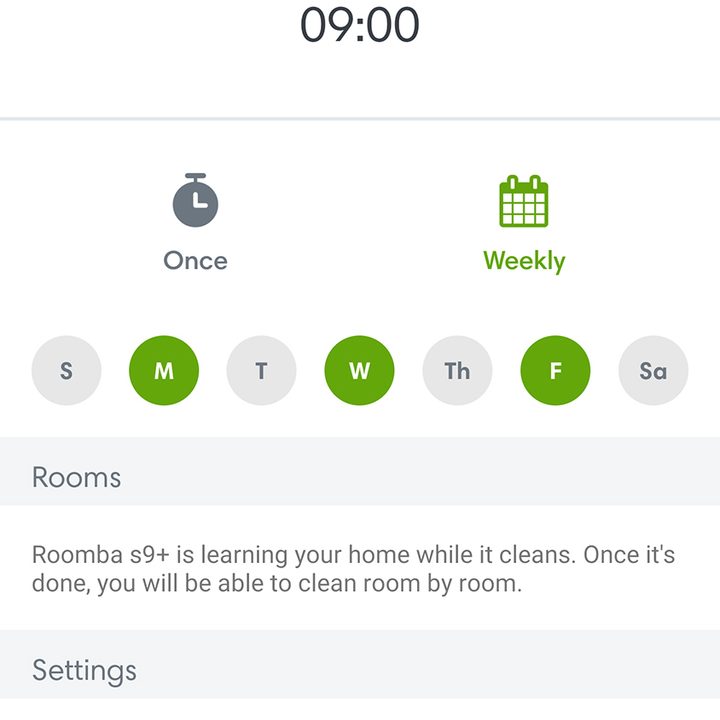 iRobot Roomba S9 app