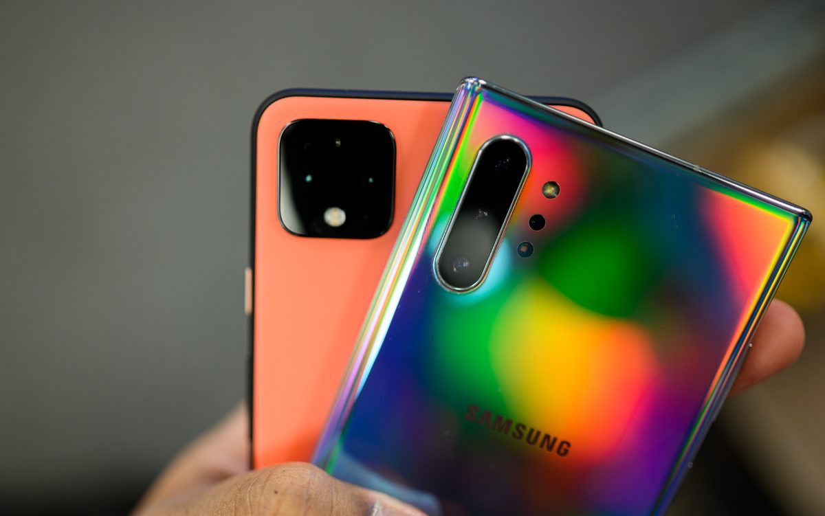 Samsung note 10 plus vs pixel 4 xl camera