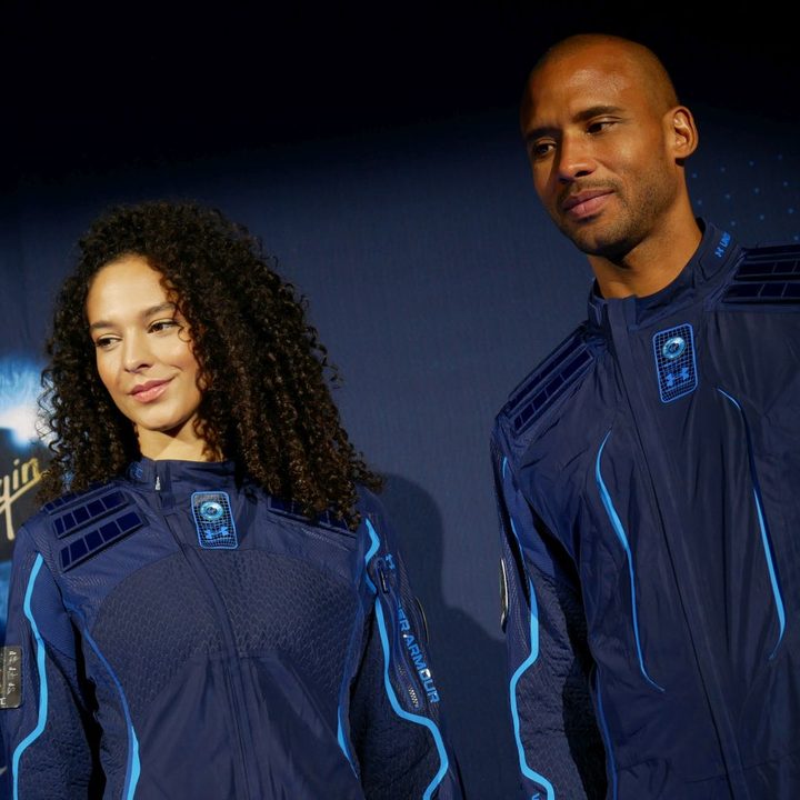 Virgin Galactic Under Armour Spacesuit models