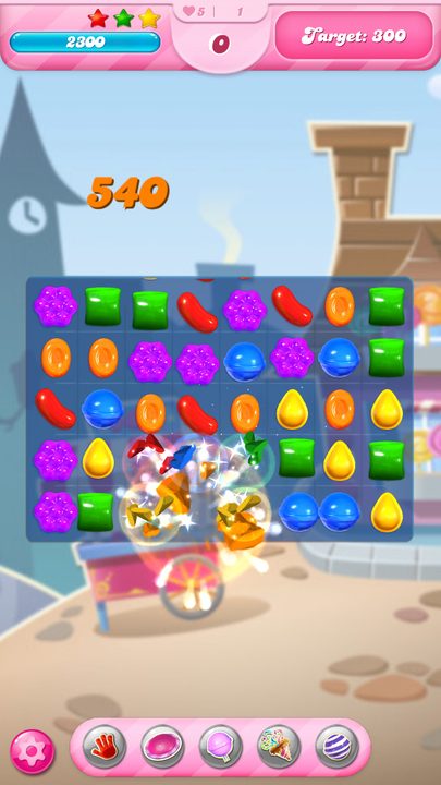 Candy gets crushed in Candy Crush Saga.