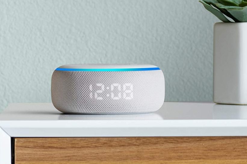 amazon shares a sneak peek at device deals heading into black friday echo dot  3rd gen smart speaker with clock 1