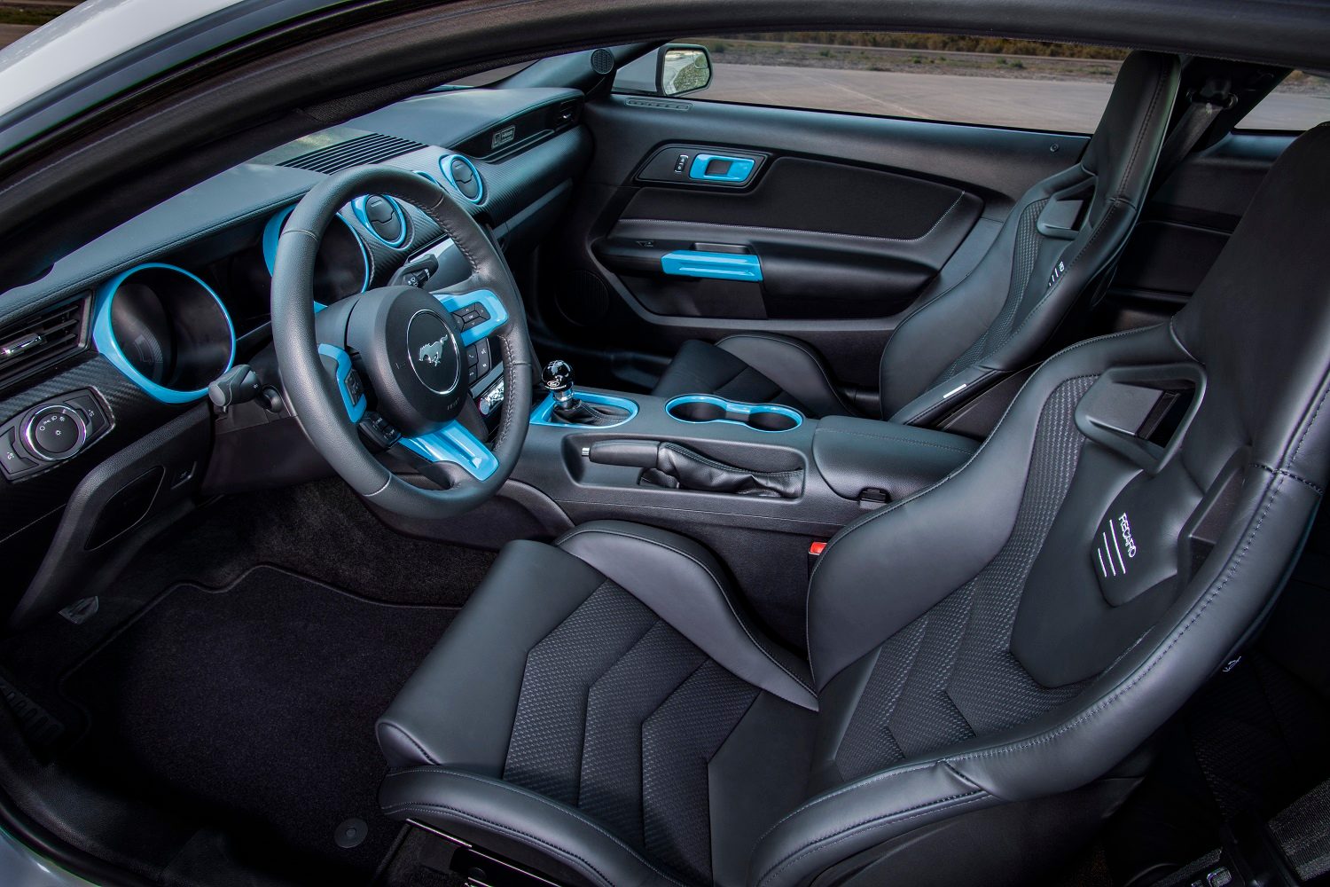 ford mustang lithium electric muscle car concept shown at sema 2019