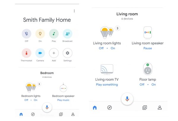 Google Home App.