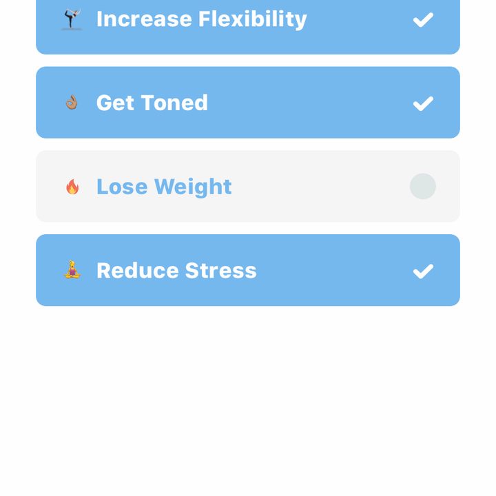 Choosing goals