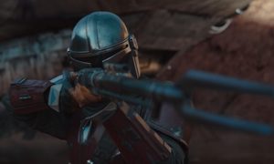 The Mandalorian on Disney+.