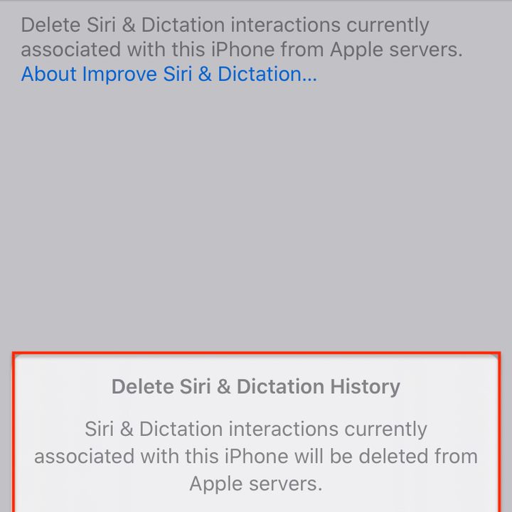 how to delete siri recordings from apple servers recording6
