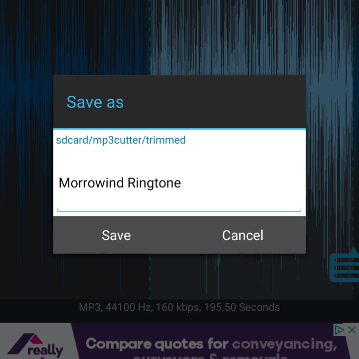 how to make ringtones for android ringdroid creating ringtone 3