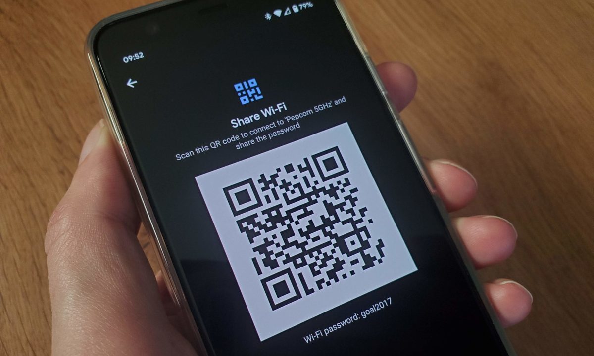 Share Wi-Fi with QR code