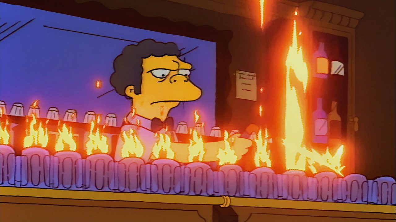 The Simpsons - Flaming Moe's