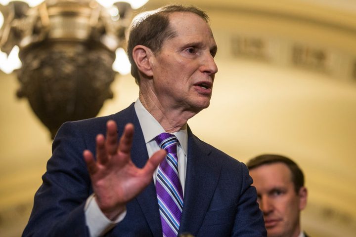 U.S. Senator Ron Wyden speaks in Washington, D.C.