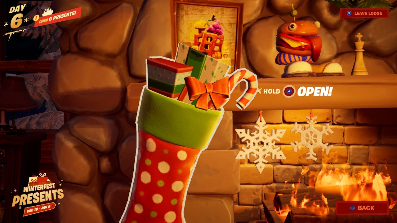 Fortnite Winterfest Lodge