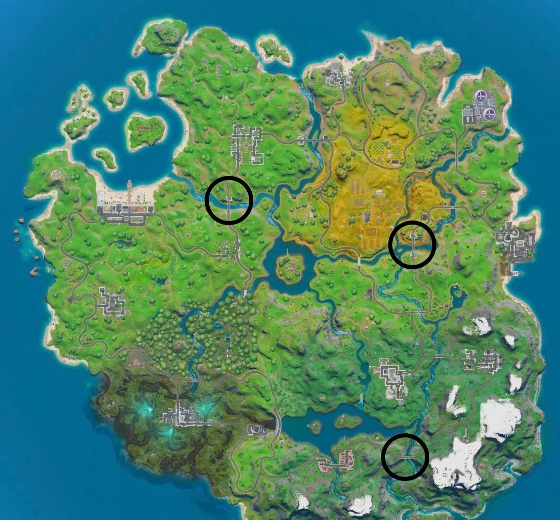 Fortnite Steel Bridge Locations