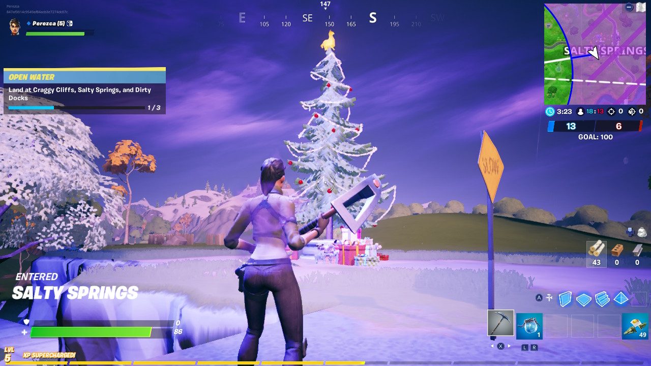 Fortnite Salty Springs Tree