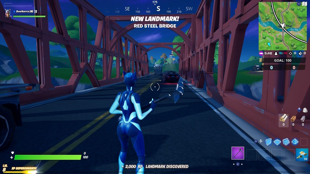 Fortnite Red Steel Bridge