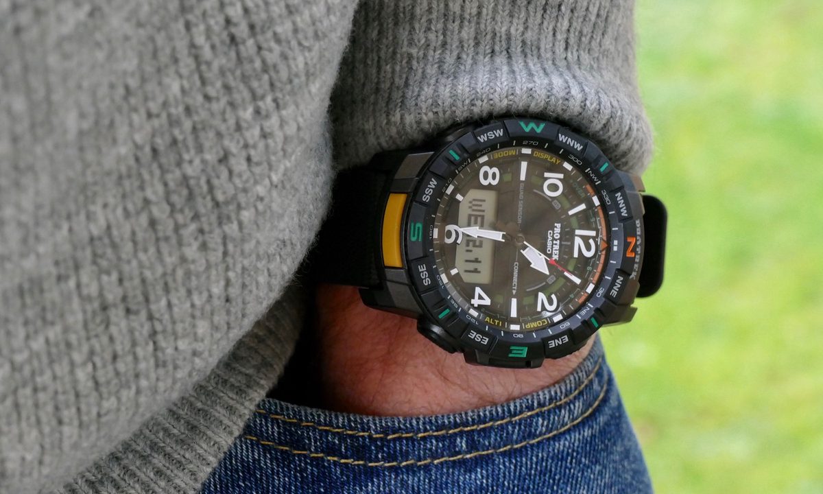 casio pro trek prt b50 hands on features price photos release date pocket