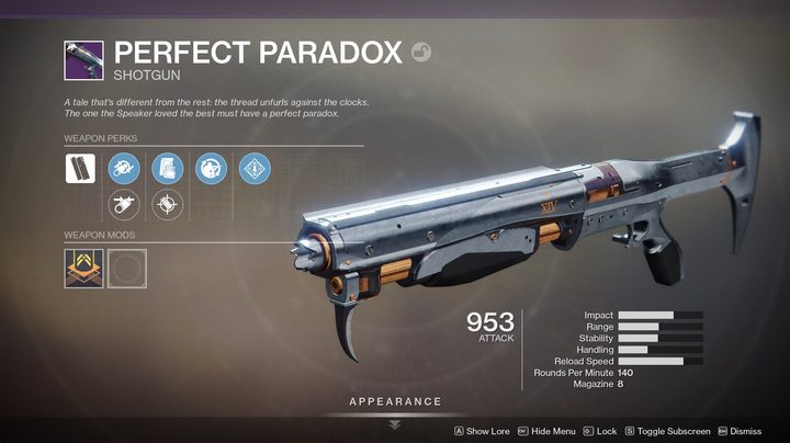 Destiny 2 Perfect Paradox