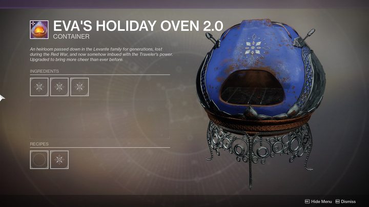 Destiny 2 The Dawning Oven