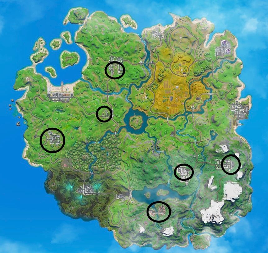 Fortnite Holiday Tree Locations