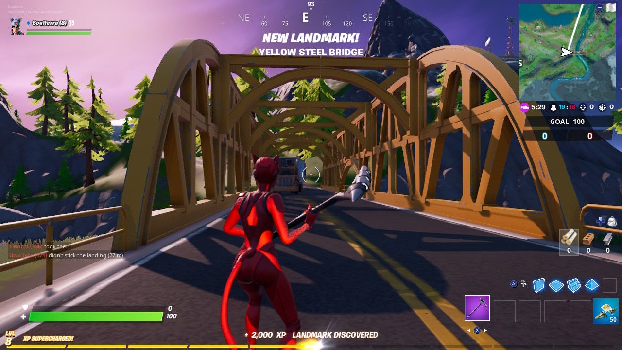 Fortnite Yellow Steel Bridge