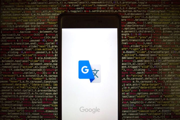 Google Translate on a smartphone.