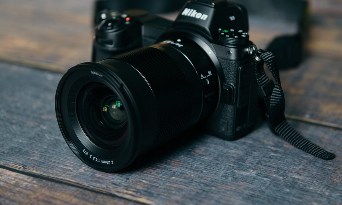 Nikon Z 24mm f/1.8 lens mounted to Z 6 camera
