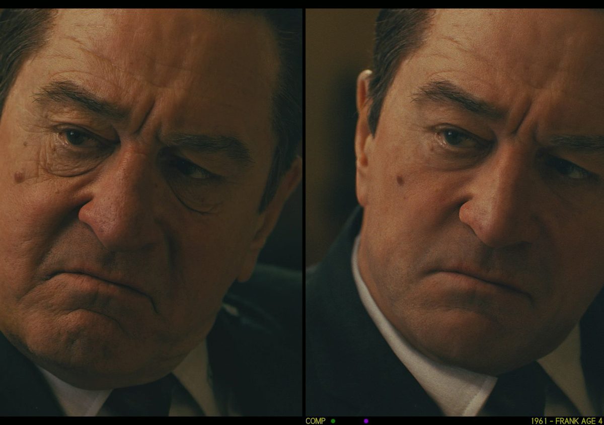Robert De Niro in the Irishman