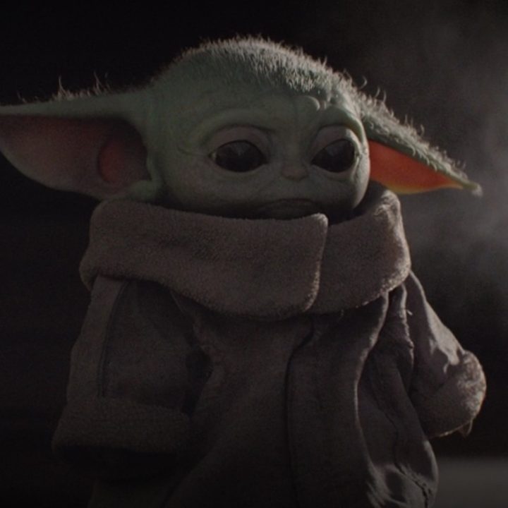 Baby Yoda -- clearly the breakout star of The Mandalorian series.