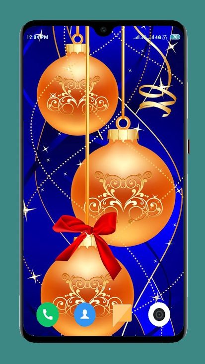 Christmas Wallpaper 4K bells.