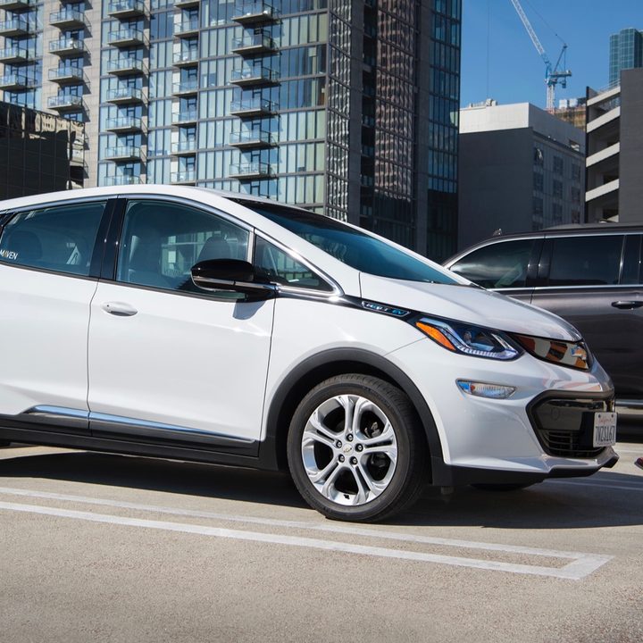 Maven car sharing Chevrolet Bolt EV