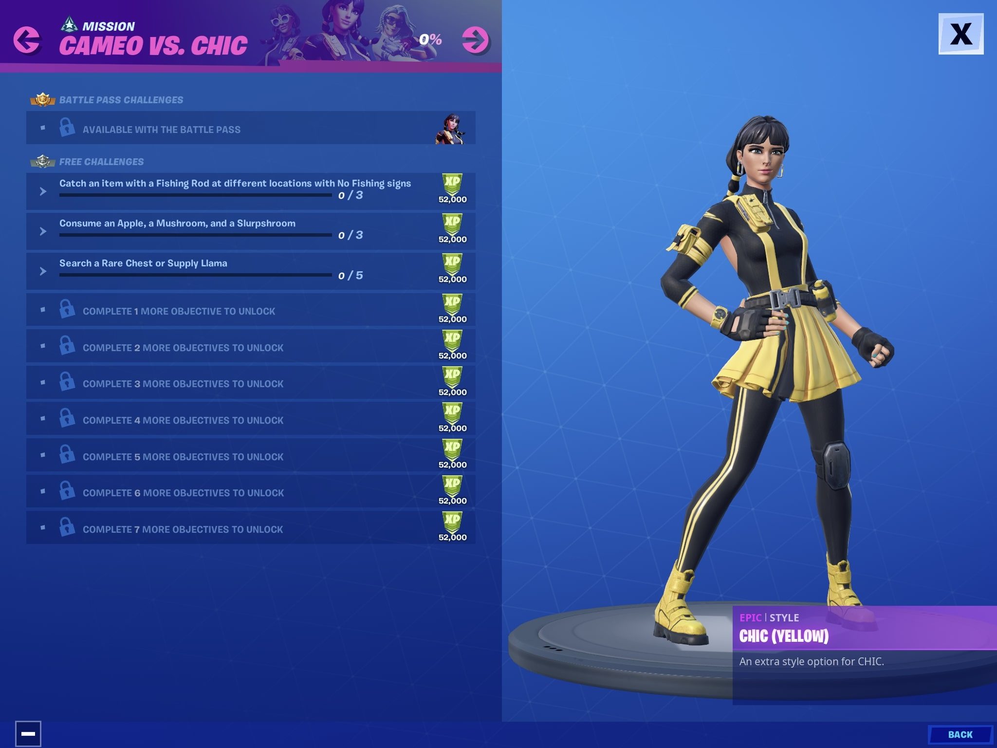 Fortnite Cameo vs Chic Challenges