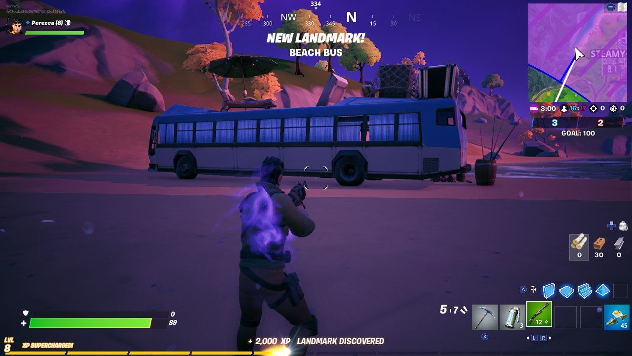 Fortnite Beach Bus