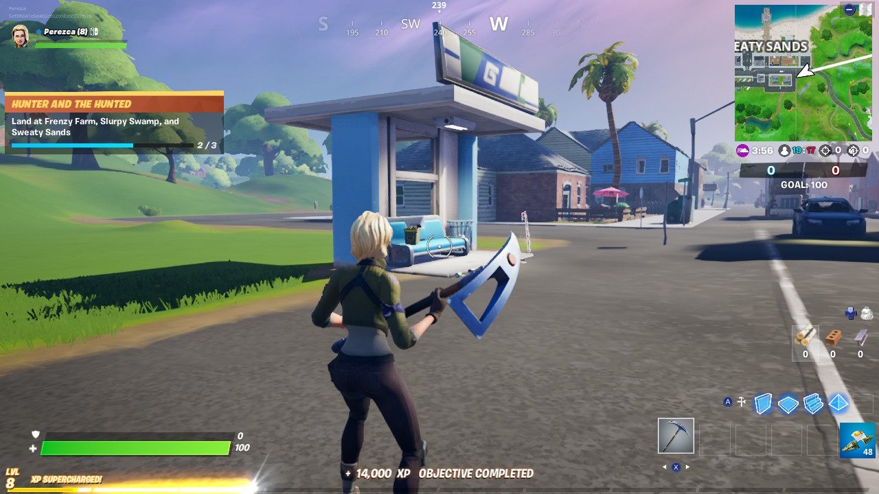 Fortnite Sweaty Sands Bus Stop