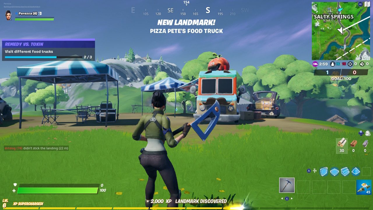 Fortnite Salty Springs Food Truck