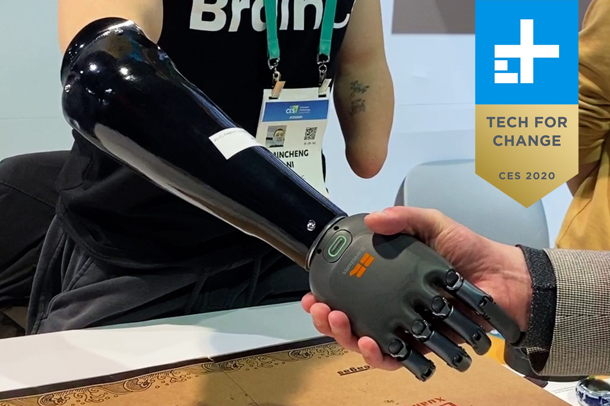 BrainCo prosthetic hand