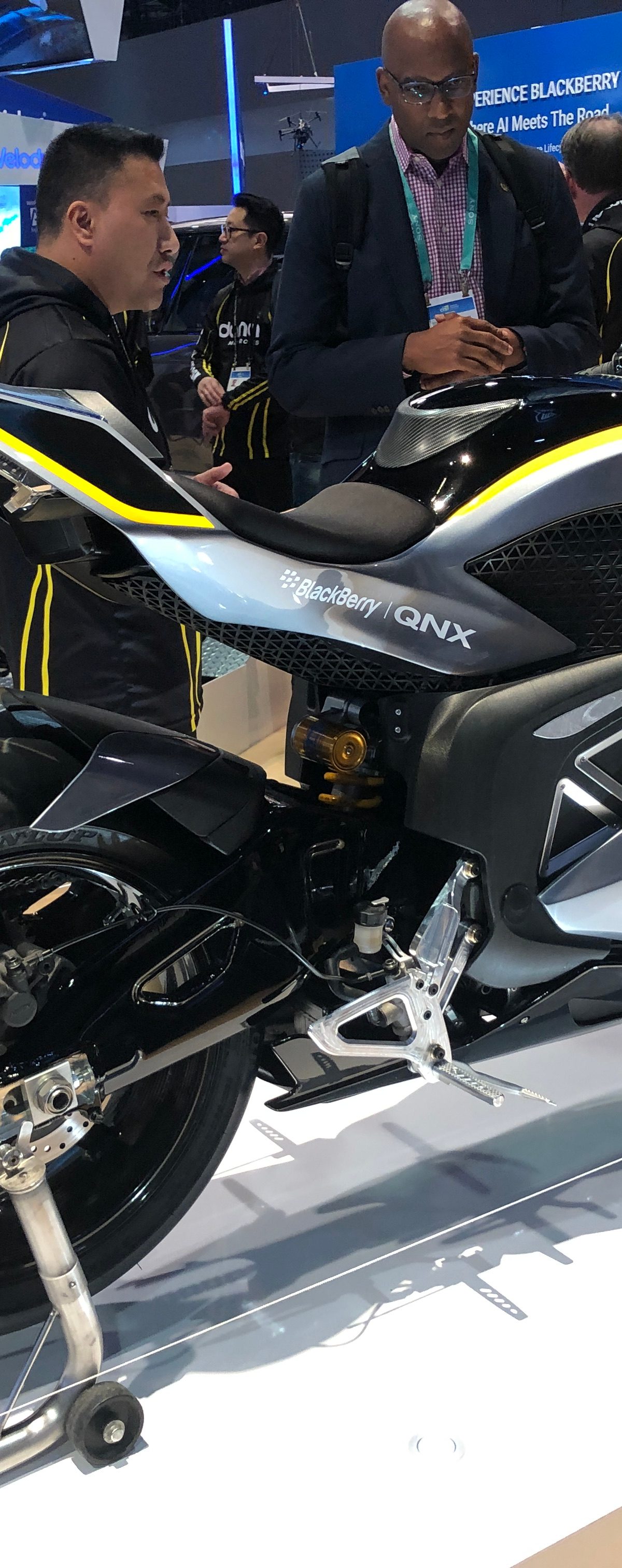 Damon Hypersport Shape-Shifting Motorcyle at CES 2020
