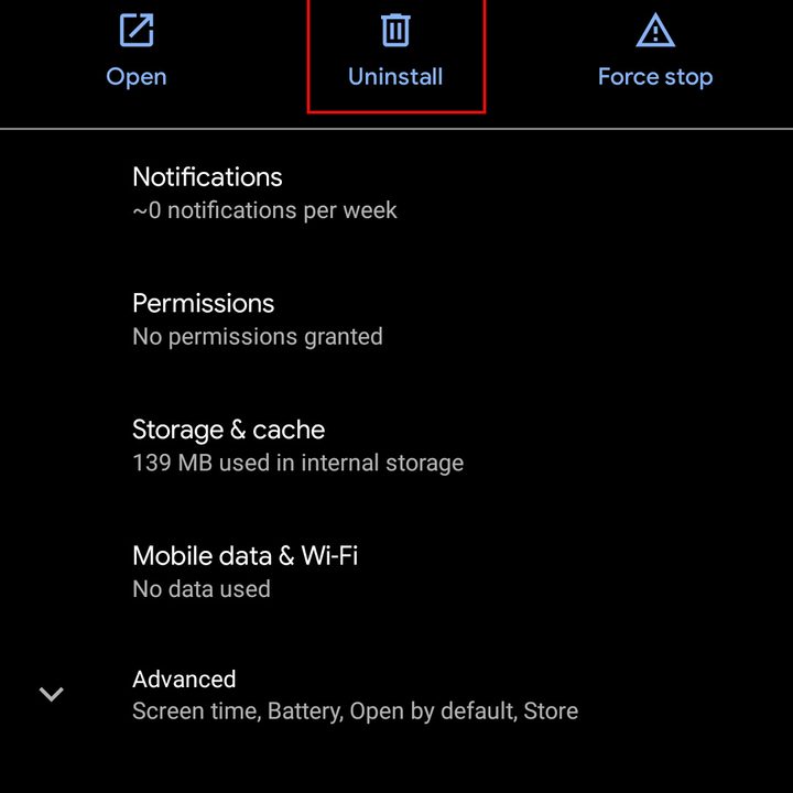 android 10 tips and tricks deleting apps 2