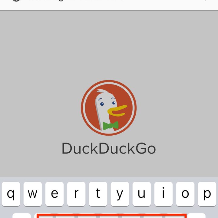 Period as domain name in iOS 13 and 14.