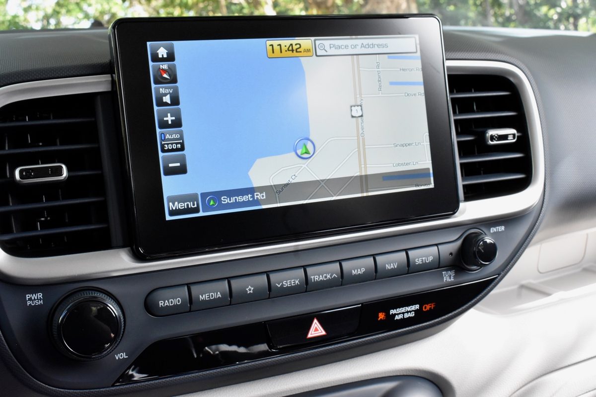 2020 Hyundai Venue touchscreen