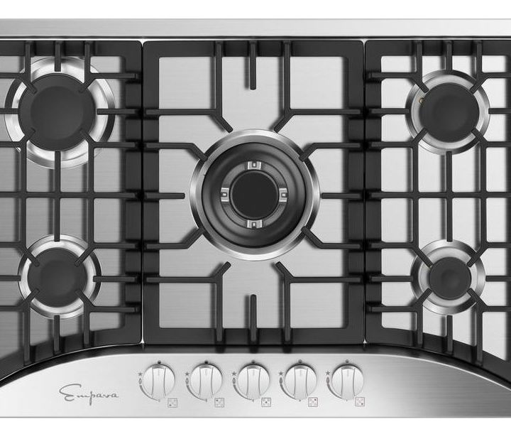 The Empava 30-inch 30GC5B70C gas cooktop is a great value.