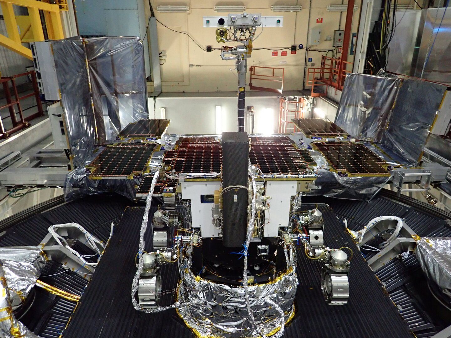 ExoMars Rover in Thermal Vaccum Testing