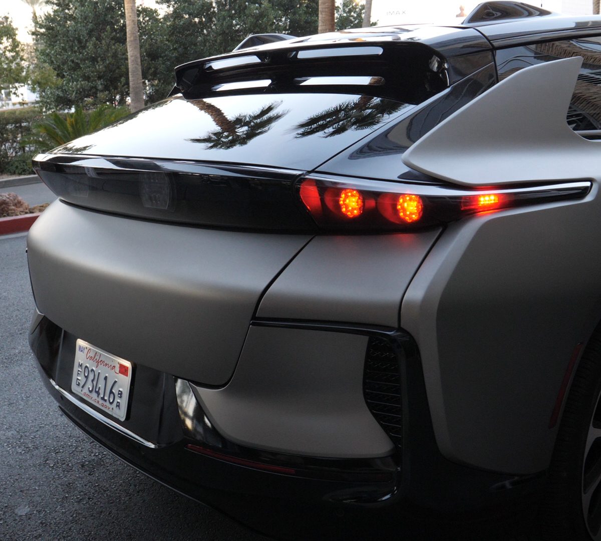 The Faraday Future FF91 in Las Vegas