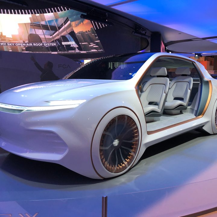 The FCA Airflow Concept Car at CES 2020.