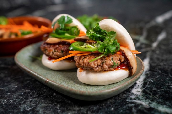 impossible pork bao dumpling