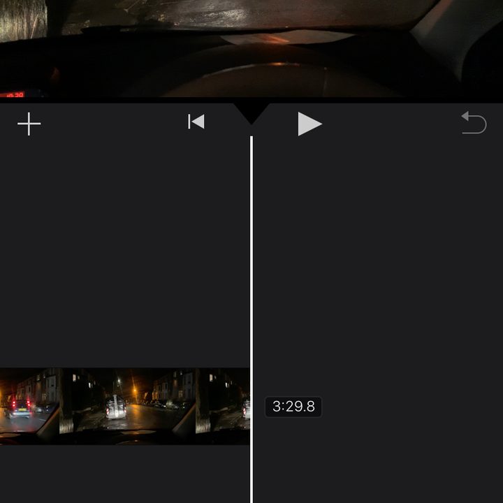 iMovie editing