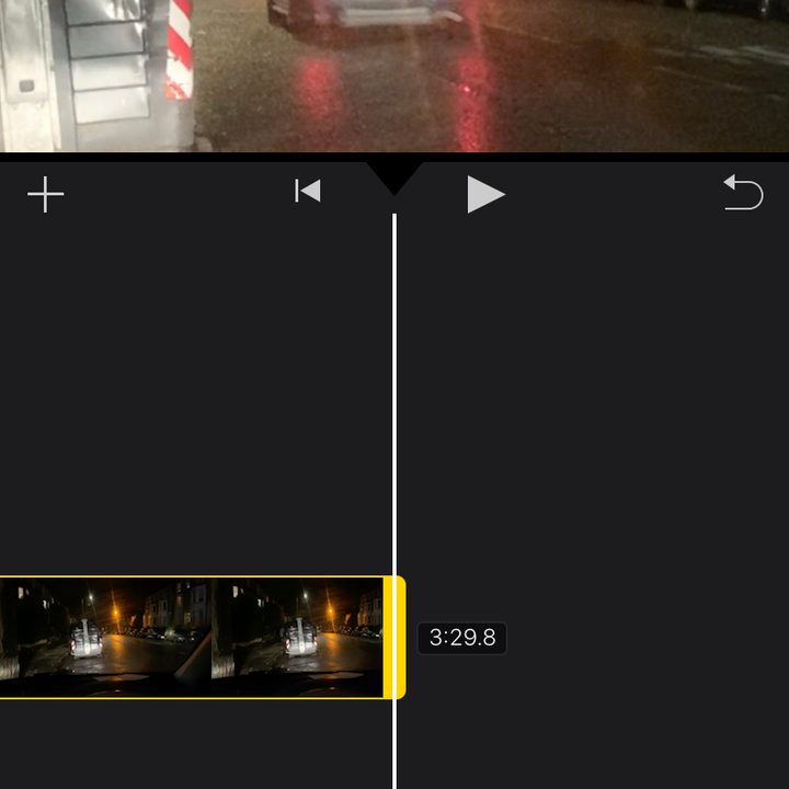 iMovie cropping iPhone video