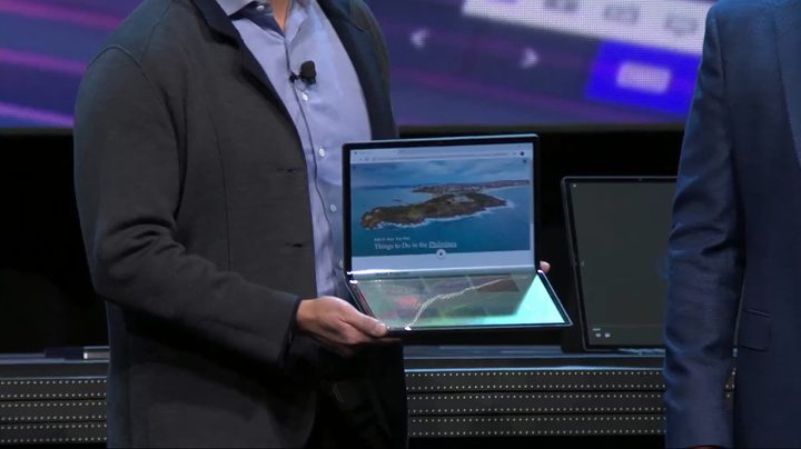 Intel's foldable Horseshoe Bend concept